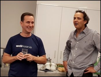 Les fondateurs de Webhose: Ran Geva (CEO) et Guy Mor (CMO)