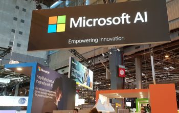 Microsoft a installé un espace start-up & IA - VivaTech 2018