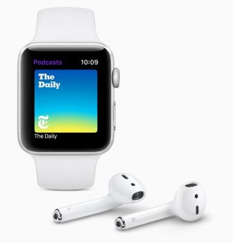 L'Apple Watch adhère au podcast