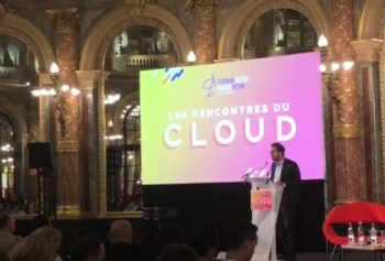 Mounir Mahjoubi, secrétaire d'Etat chargé du numérique, présente la stratégie cloud de l'Etat