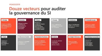 Audit de gouvernance SI: 12 vecteurs dont deux briques nouvelles: l'innovation et les données
