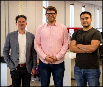 Cofondateurs de Datagrail: Daniel Barber (CEO), Ignacio Zendejas (CTO) et Earl Hathaway (CPO)