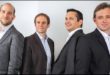 Les cofondateurs de Sewan: Nicolas Beau, David Brette, Alexis de Goriainoff et Christophe Cresp