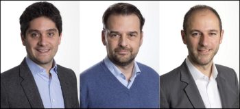 Les cofondateurs de ForePaaS : Paul Sinaï, Vincent Michel et François Vaillant