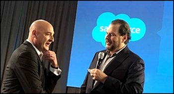 Keith Block et Marc Benioff, CEO et ex co-CEO de Salesforce