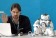 Benoit Libeau et le robot Nao de Softbank Robotics