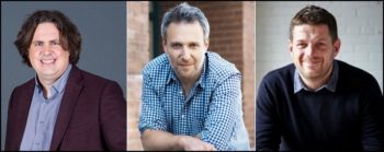 Les cofondateurs de Waverly : Philippe Beaudoin, Michael Kronish et Patrick Fauquembergue