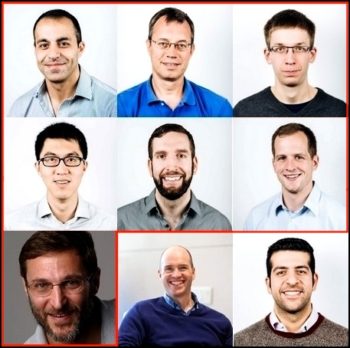 Cofondateurs de Databricks: Ali Ghodsi, Ion Stoica, Matei Zaharia, Reynold Xin,Andy Konwinski, Patrick Wendell, Scott Shenker (ainsi que Ben Horowitz et Arsalan Tavakoli-Shiraji -arrivé en 2014)