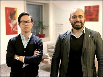 An Nguyen et Faïz Djellouli, cofondateurs d’Holiseum