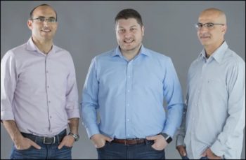 Les cofondateurs de Forter: Liron Damri, Michael Reitblat et Alon Shemesh