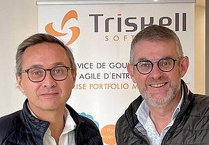 Laurent Defer, associé Triskell Europe du Nord, et Benoit Mercier, cofondateur-dirigeant de Triskell Software