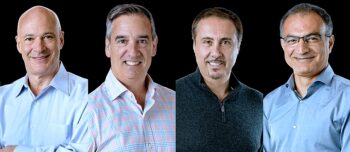 Les cofondateurs de Nebulon: David Scott (Chairman), Craig Nunes (COO), Sean Etaati (CTO), Siamak Nazari (CEO)