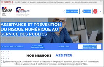 cybermalveillance.gouv.fr sous la responsabilité du GIP Acyma sensibilise les Français sur la cybersécurité et assiste les victimes