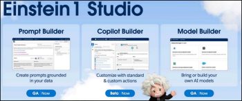 Einstein Studio - Accéder à Copilot Builder pour générer ses propres actions (avec Flow, Apex, via des prompts ou des APIs) et tester avant déploiement…
