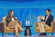 Daniela Amodei, confondatrice et présidente d’Anthropic et Sridhar Ramaswamy, CEO de Snowflake.