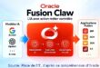Fusion Claw s’intercale entre les modèles IA et les applications Fusion: il mobilise le raisonnement des modèles, confie l’exécution aux processus déterministes de Fusion et applique les règles de gouvernance avant toute action métier auditable.