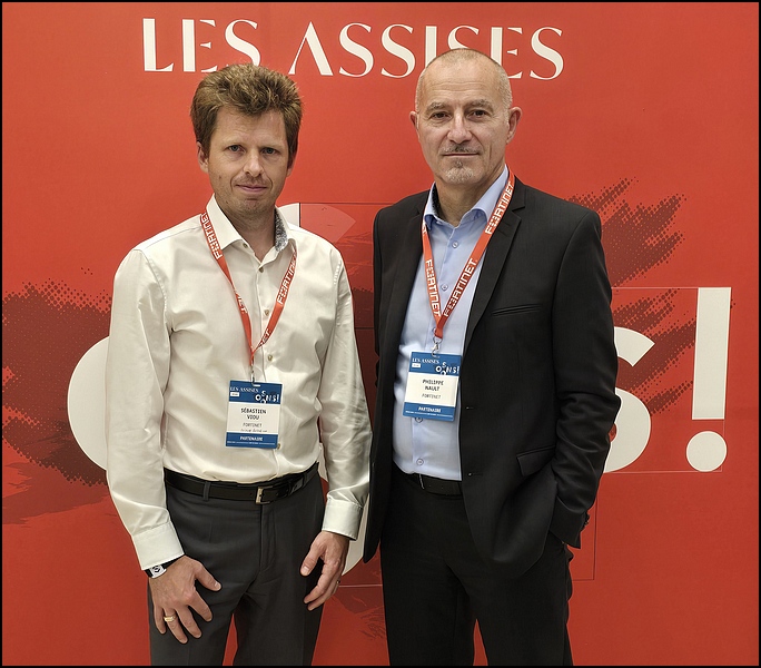 Philippe Nault, System Engineering Director, et Sébastien Viou, Field Cybersecurity Strategist chez Fortinet