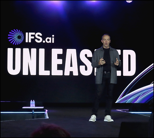 Mark Moffat, CEO d’IFS lors de l’événement IFS Unleashed 2026 à Orlando